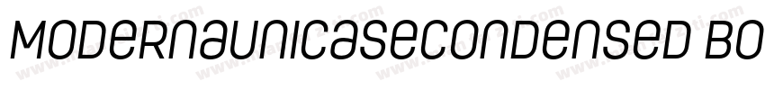 ModernaUnicaseCondensed Bold字体转换